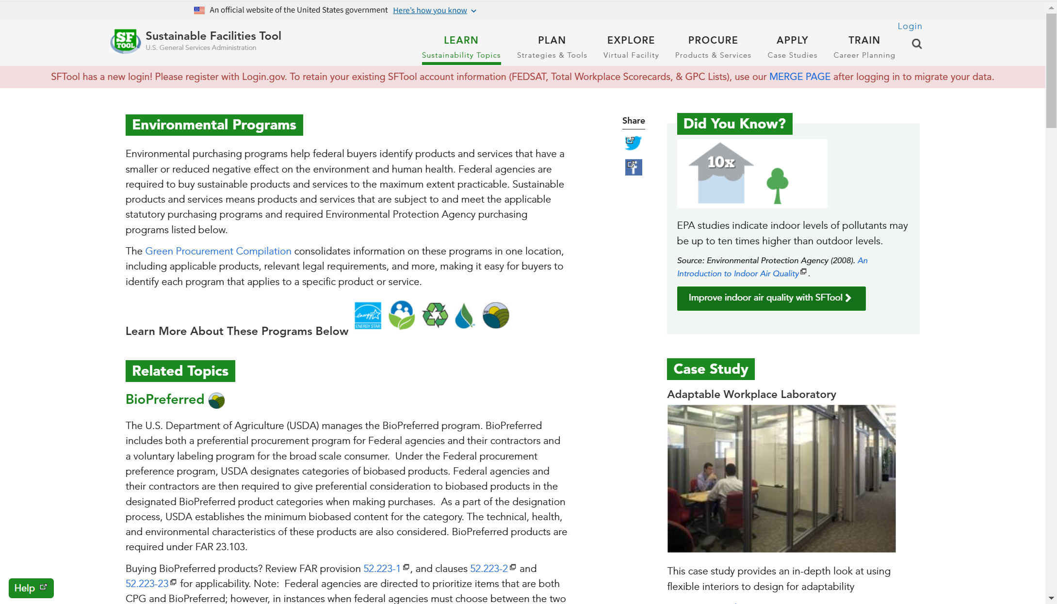 Explore possible sustainable building systems upgrades, including the latest technologies